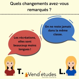 Témoignage rentrée en 6ème élève de collège 3